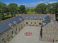 Clos na Feirme aerial courtyard view