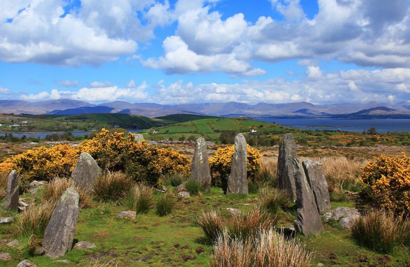 The stone circle near Ardgroom; West Cork